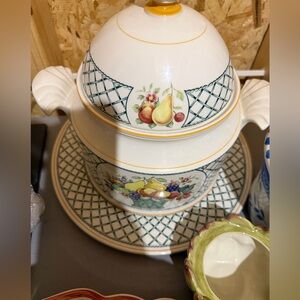 Villeroy & Boch Round Vegetable Bowl Oven to Tableware W Germany VTG